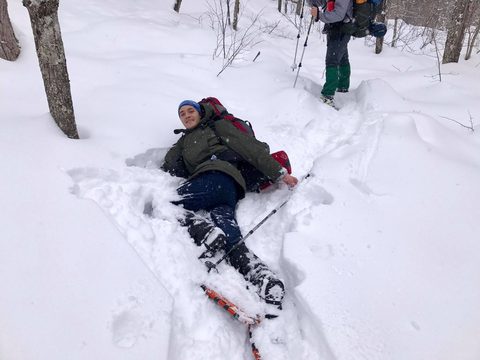Photo from Snowshoeing Algonquin's Blue Diamond Loop for New Year's