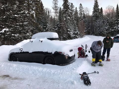 Photo from Snowshoeing Algonquin's Blue Diamond Loop for New Year's