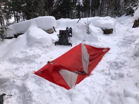 Photo from Snowshoeing Algonquin's Blue Diamond Loop for New Year's