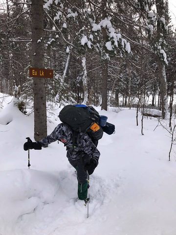 Photo from Snowshoeing Algonquin's Blue Diamond Loop for New Year's