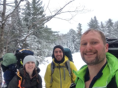 Photo from Beginners Winter Backpacking Course