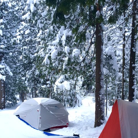 First night at the campground