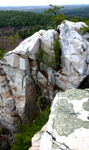 top of "the crack "