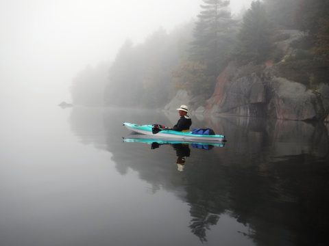 Zen mode of kayaking.
