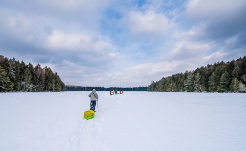 Photo from Minnesing Trail: 3 days winter camping