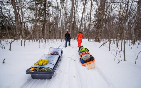 Photo from Minnesing Trail: 3 days winter camping