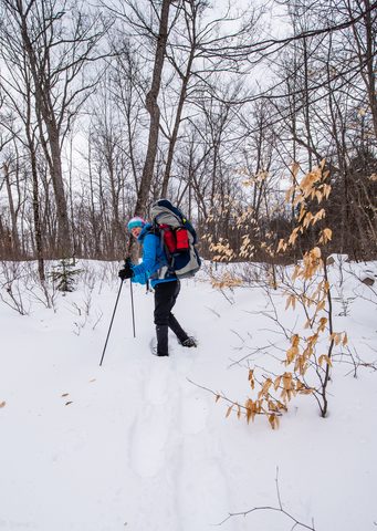 Photo from Minnesing Trail: 3 days winter camping