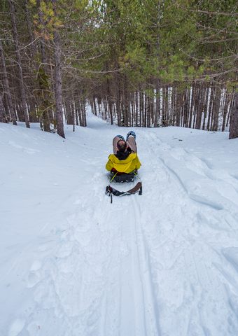 Photo from Minnesing Trail: 3 days winter camping