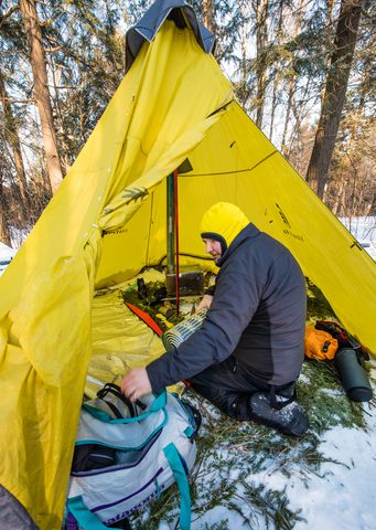 Photo from Minnesing Trail: 3 days winter camping