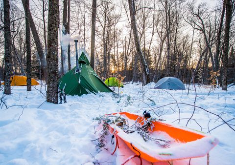 Photo from Minnesing Trail: 3 days winter camping
