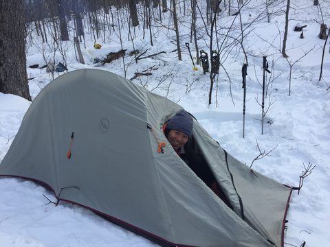 Photo from Minnesing Trail: 3 days winter camping
