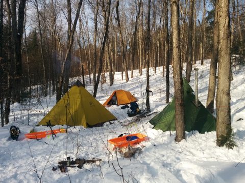 Photo from Minnesing Trail: 3 days winter camping