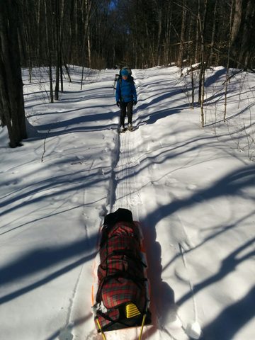 Photo from Minnesing Trail: 3 days winter camping