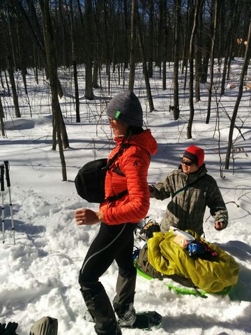 Photo from Minnesing Trail: 3 days winter camping
