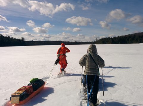 Photo from Minnesing Trail: 3 days winter camping