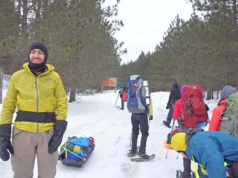 Photo from Minnesing Trail: 3 days winter camping