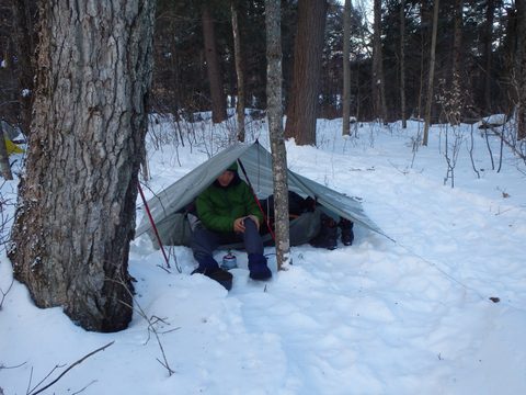 Photo from Minnesing Trail: 3 days winter camping