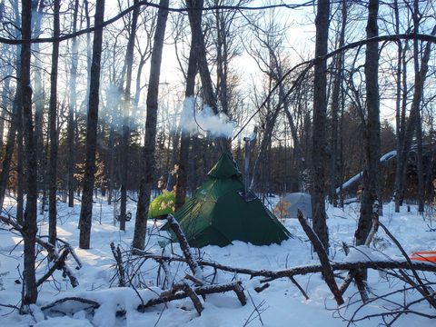 Photo from Minnesing Trail: 3 days winter camping