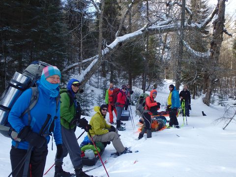 Photo from Minnesing Trail: 3 days winter camping