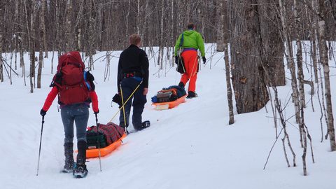 Photo from Minnesing Trail: 3 days winter camping