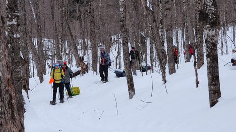 Photo from Minnesing Trail: 3 days winter camping