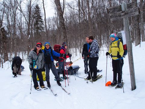 Photo from Minnesing Trail: 3 days winter camping
