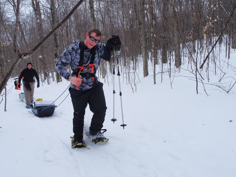 Photo from Minnesing Trail: 3 days winter camping
