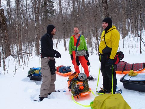 Photo from Minnesing Trail: 3 days winter camping