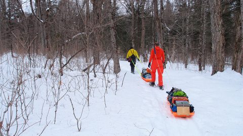 Photo from Minnesing Trail: 3 days winter camping