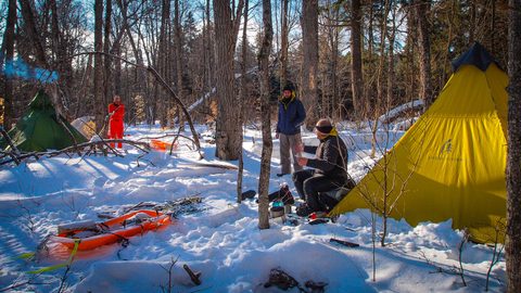 Photo from Minnesing Trail: 3 days winter camping