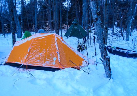 Photo from Minnesing Trail: 3 days winter camping