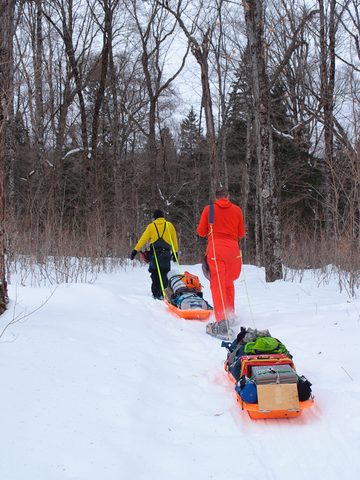 Photo from Minnesing Trail: 3 days winter camping