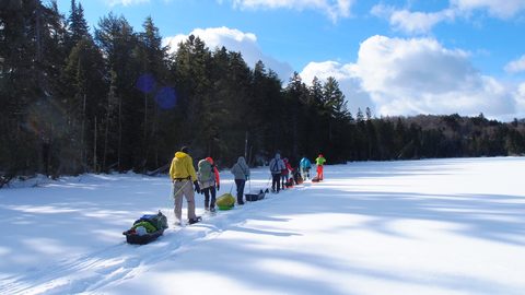 Photo from Minnesing Trail: 3 days winter camping