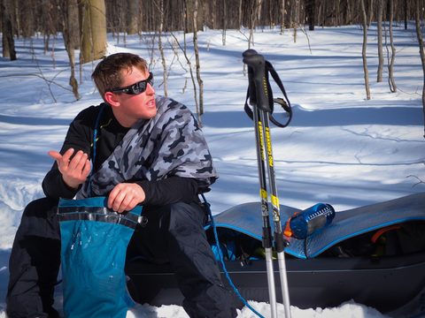 Photo from Minnesing Trail: 3 days winter camping