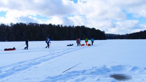 Photo from Minnesing Trail: 3 days winter camping