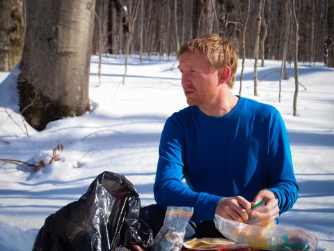 Photo from Minnesing Trail: 3 days winter camping