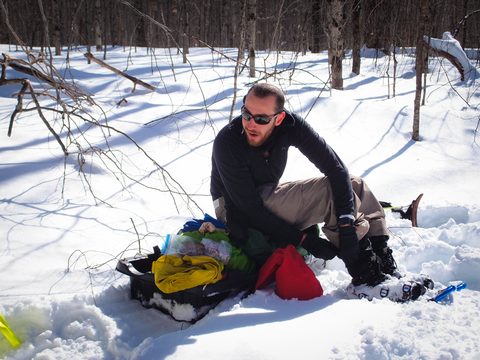 Photo from Minnesing Trail: 3 days winter camping