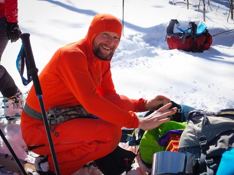 Photo from Minnesing Trail: 3 days winter camping