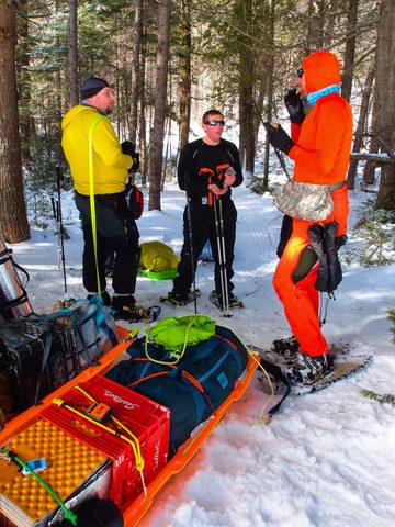 Photo from Minnesing Trail: 3 days winter camping