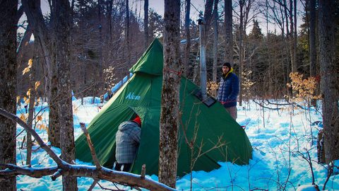 Photo from Minnesing Trail: 3 days winter camping
