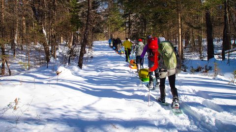Photo from Minnesing Trail: 3 days winter camping