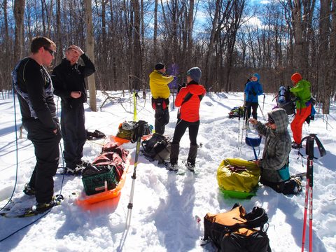 Photo from Minnesing Trail: 3 days winter camping
