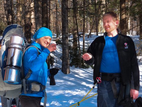 Photo from Minnesing Trail: 3 days winter camping