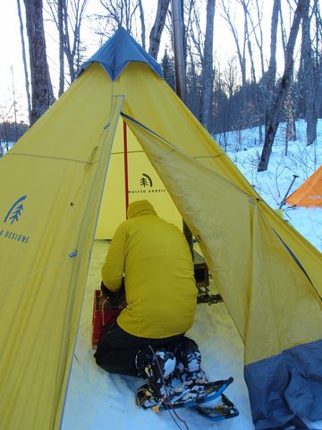 Photo from Minnesing Trail: 3 days winter camping
