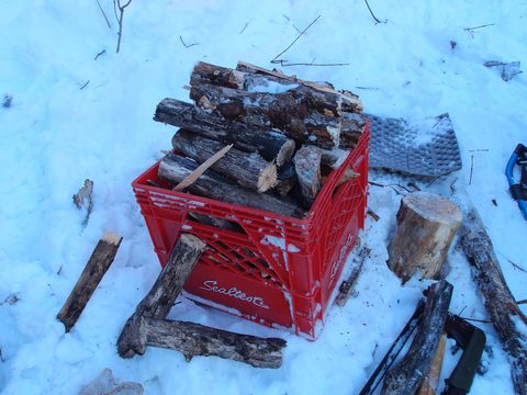 Photo from Minnesing Trail: 3 days winter camping