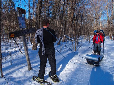 Photo from Minnesing Trail: 3 days winter camping