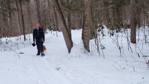 Photo from Minnesing Trail: 3 days winter camping