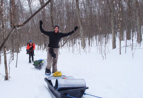 Photo from Minnesing Trail: 3 days winter camping