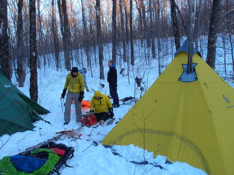 Photo from Minnesing Trail: 3 days winter camping