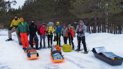 Photo from Minnesing Trail: 3 days winter camping
